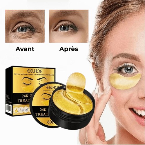 Masque Yeux Or Collagène – Hydratation & Anti-Fatigue