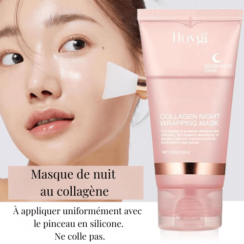 Masque de Nuit au Collagène | Hydratation & Fermeté Pendant le Sommeil