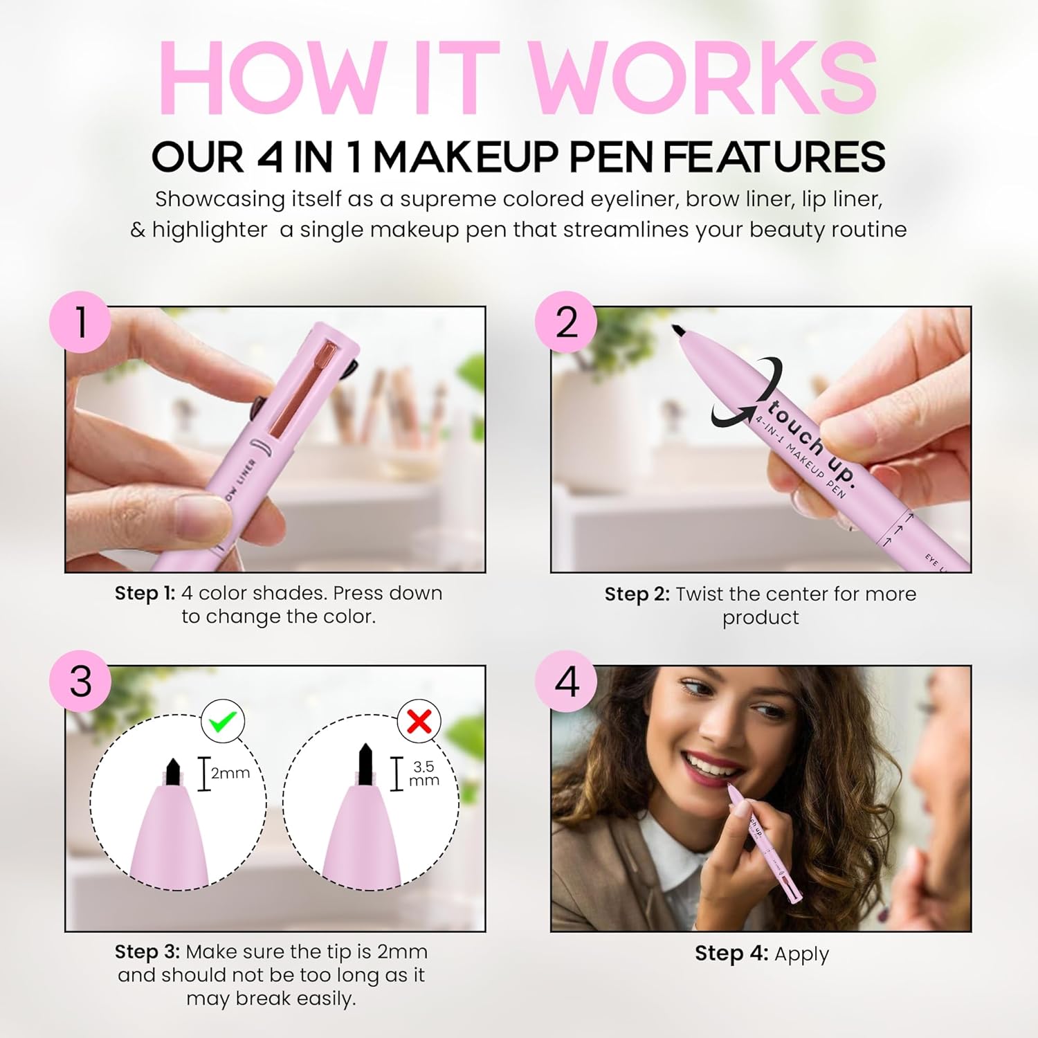 lusailstore - 4 in 1 makeup pen